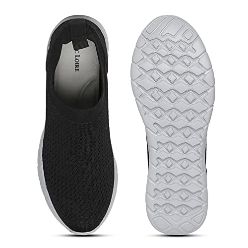 Image of Marc Loire Women's Lightweight Athleisure Knitted Active Wear Slip-On Sneaker Shoes for Sports, Athletics and Walking