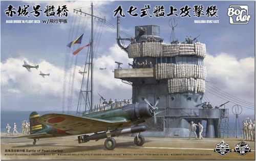  Border model - ponte akagi con ponte di volo e nakajima b5n2 kate 1/35 - border model bsf-001