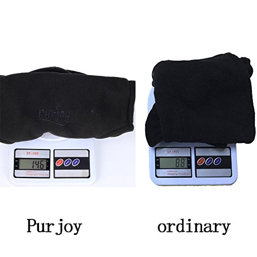 Purjoy Multipurpose Use Thermal Warm Fleece Balaclava Hood Police Swat Ski Bike Wind Stopper Full Face Mask Hats Neck Warmer Outdoor Winter Sports Snowboarding Cap (Black+Grey) #TOP3