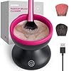Electric Makeup Brush Cleaner Machine – Alyfini Portable Automatic USB Cosmetic Brushes Cleaner Cleanser Tool for All Size Beauty Makeup Brush Set, Liquid Foundation, Contour, Eyeshadow, Blush Brush