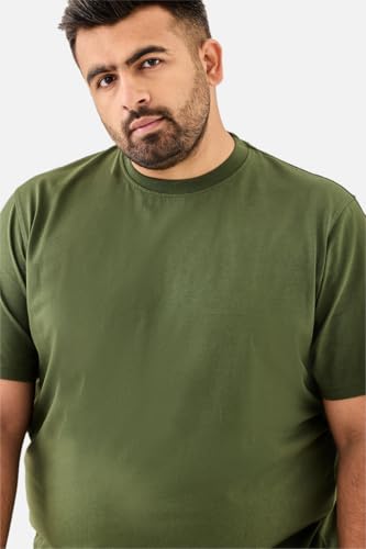 Image of SNITCH Men Polo Plus Size T-Shirt | Knitted Solid Polo with Contrast Tipped Collar & Logo Embroidery | 100% Cotton Breathable Lightweight Smart Casual Wear