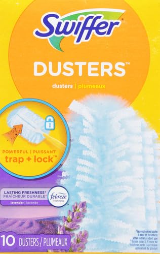 Image of Swiffer Dusters Multi-Surface Duster Refills, Lavender Scent, 10 Count (Pack of 4)