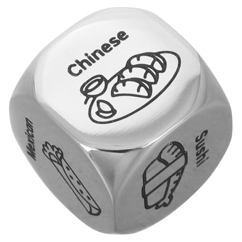 Ciieeo Entscheidungswürfel Für Romantische Anregungen Tragbar Und Kreativ Für Essen Abendessen Und Date-planungen Interaktive Würfel Als Spiel Und Aktivität Für Familien