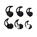 Motanar Replacement Noise Cancelling Double Flange Silicone Earbuds Ear Tips Eargel for Bose QC30 Quiet Control 30 QC20 SIE2 IE3 Soundsport Wireless Earphones Comfortable Soft Silicone 3 Pairs