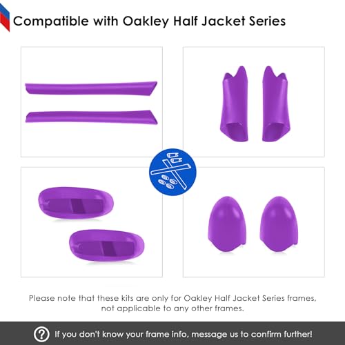 Image of BLAZERBUCK Replacement Sock Kits Earsocks & Nosepieces for Oakley Half Jacket XLJ Sunglass