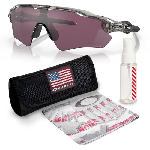 Oakley RADAR EV PATH OO9208 Sunglasses GREY INK Frame with PRIZM ROAD BLACK Lenses With Official Eyewear Kit