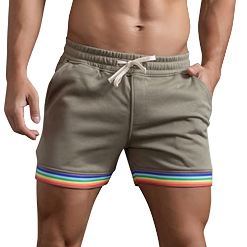 Short cargo homme léger de plage couleur unie avec poche été