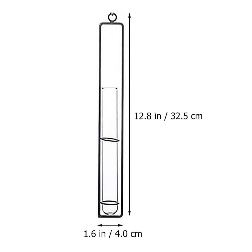 Provetta da appendere Fioriera in vetro Contenitore per terrario in vetro Vaso per fiori con gemme per la decorazione domestica Piante verdi Matrimonio 3 kit
