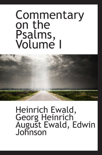 Commentary On The Psalms, Volume I