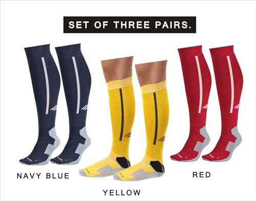 Image of JUST RIDER Men Sport Football Soccer Long Socks Over Knee High Sock Baseball Hockey