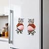 3D Cute Animal Belly Pads, Two of Each Kind, for Door Stoppers and Wall Protection, Silent Shock-Absorbing Pads, Suitable for Doorknobs, Refrigerators, Cabinets, Phones, and Car/Home Decoration #3