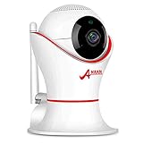 HD 1080P 360 Home Wireless Security Dome IP Camera with 3D Navigation Panorama View Night Vision Two-Way Audio, Motion Detection, 2.4GHz Indoor Surveillance for Home, Baby, Elder, Pet,