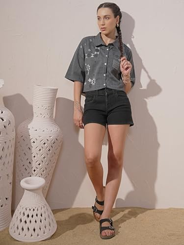 Image of Vishudh Women's Ethnic Shirt | Regular Fit | Fashion Top with Comfortable Style
