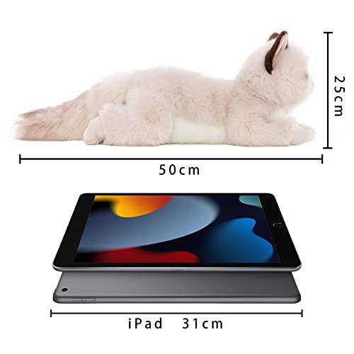 Cu-Mate Q1 20 Inch Gray Ragdoll Cat Stuffed Animal Toys Dolls,Cute Handmade Plush Toy Ann Baker Cat Birthday Gifts Present thumb #1