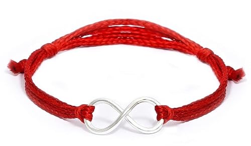 Meenakari Silver Pure Sterling Silver Infinity Bracelet Rakhi for Boys Brother (Silver)