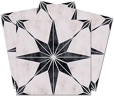 Starry Tile Stickers - Fireplace - Waterproof & Removable - Peel and Stick - Backsplash vinyle Tile Stickers 6X6"/PC 16PC/Pack