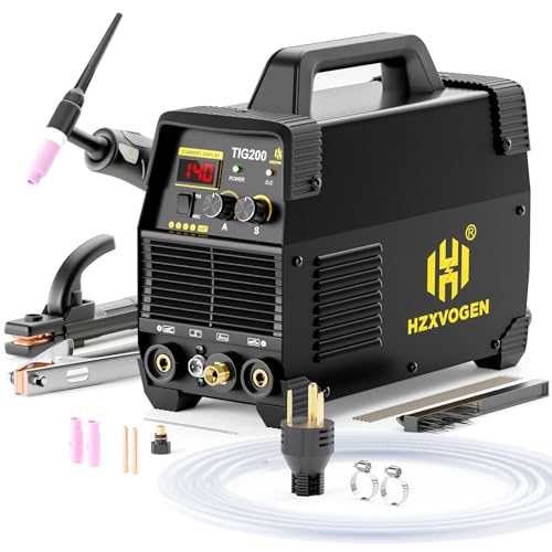 Image of H HZXVOGEN 200A TIG Welder, High Frequency Welder 110/220V TIG/MMA 2 IN 1 TIG200