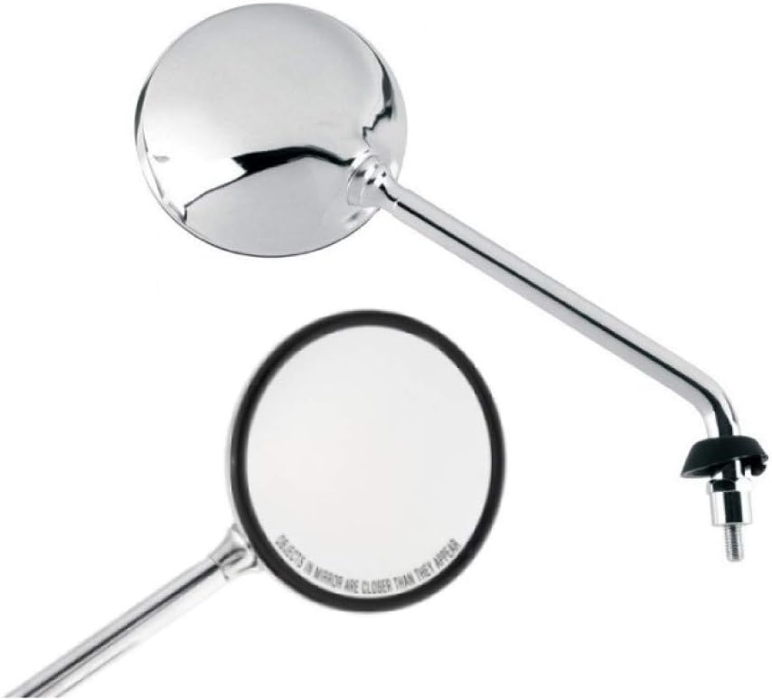 2009-2018 Vespa OEM Right Rear View Mirror CM073408 for Vespa: Granturismo 200, GTS 250, GTS 300 Super ABS | Vespa RH Side Mirror # CM073408(chrome)