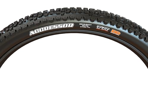 Image of Maxxis Aggressor | Dual Compound - EXO, DD | Rear Mountain Bike Tire | Fast-Rolling Center Tread, Grippy Cornering Knobs, Rear-Specific Trail Tire, Tubeless Ready, Pairs with DHF or Assegai Front