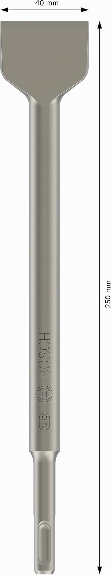 Bosch 2608690133 Burin bêche SDS-Plus 40 x 250 mm
