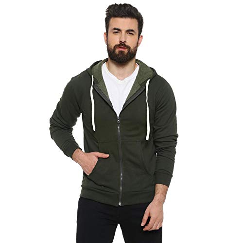 cahoot Cotton Men Full Sleeve Stylish Casual Hooded Sweatshirt-picture-30