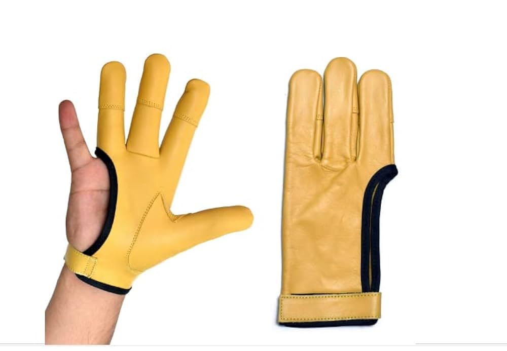 Amazon.com : 4 Finger Archery Glove Right Hand- Hunting