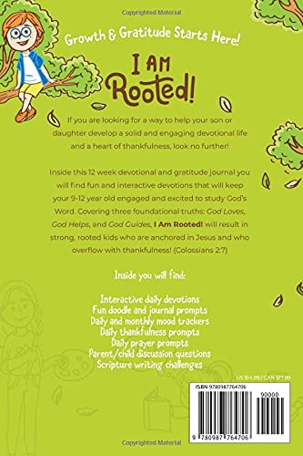 I Am Rooted!: Growing Biblical Roots in Kids Through Devotional and Gratitude Journaling. - Image 2