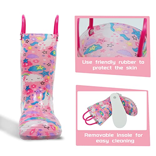 SURGOAL Stivali da Pioggia per Bambini Ragazzi