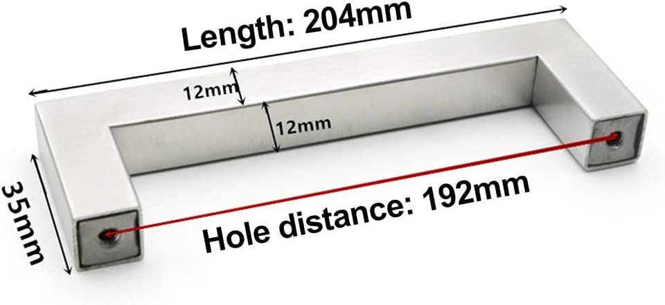 Poignée De Porte Coulissante Encastrée En Bois, Adaptée Aux Portes Intérieures De Placard De 35