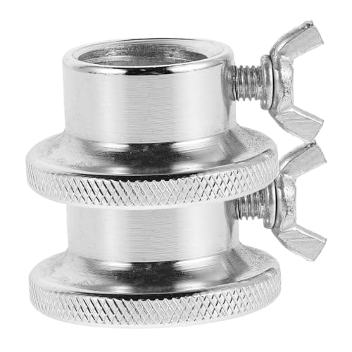 NAMOARLY Fitness Dumbbell Nuts Barbell Collar Clamps Dumbbell Collar Screw Clamps Anti-slip Easy Install for Training
