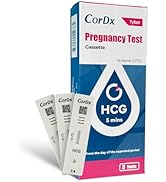 CorDx One Step hCG Pregnancy Test Cassette - 3 Pack