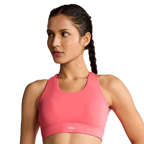 Image of Kica Crostini Full Coverage Sports Bra - High-Impact Support & Quick-Dry KICASKN Fabric