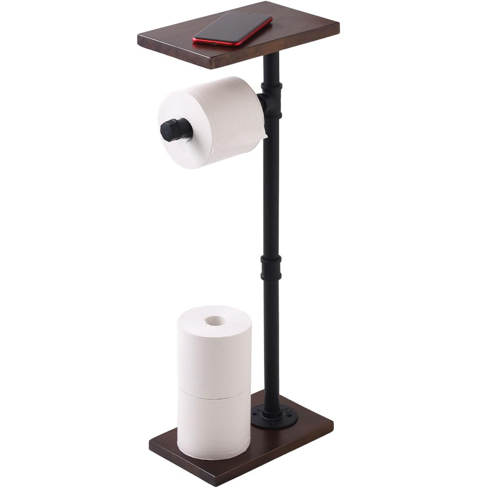 Amazon.co.jp: SUGGEST トイレットペーパースタンド トイレット