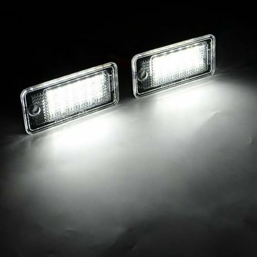 Piloto de matrícula de alta visibilidad con luz clara para Audi A4 B7 y A6 3