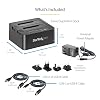 StarTech.com Standalone Hard Drive Duplicator, External Dual Bay HDD/SSD Cloner/Copier, USB to SATA III Docking Station