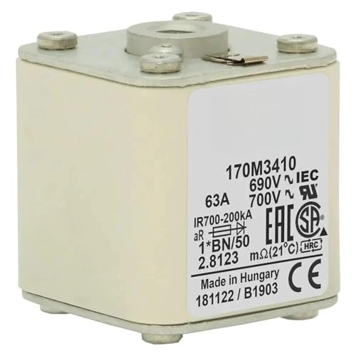Fusible 170M3412 cartouche de protection électrique industrielle 170M3408
