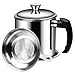 Pinsheng Filtro Aceite Cocina Usado, Recipiente de Grasa con Colador Graseras de Cocina Carne y Pescado Acero Inoxidable para Almacenar Aceite para Freír y Grasa para Cocinar 1.3L