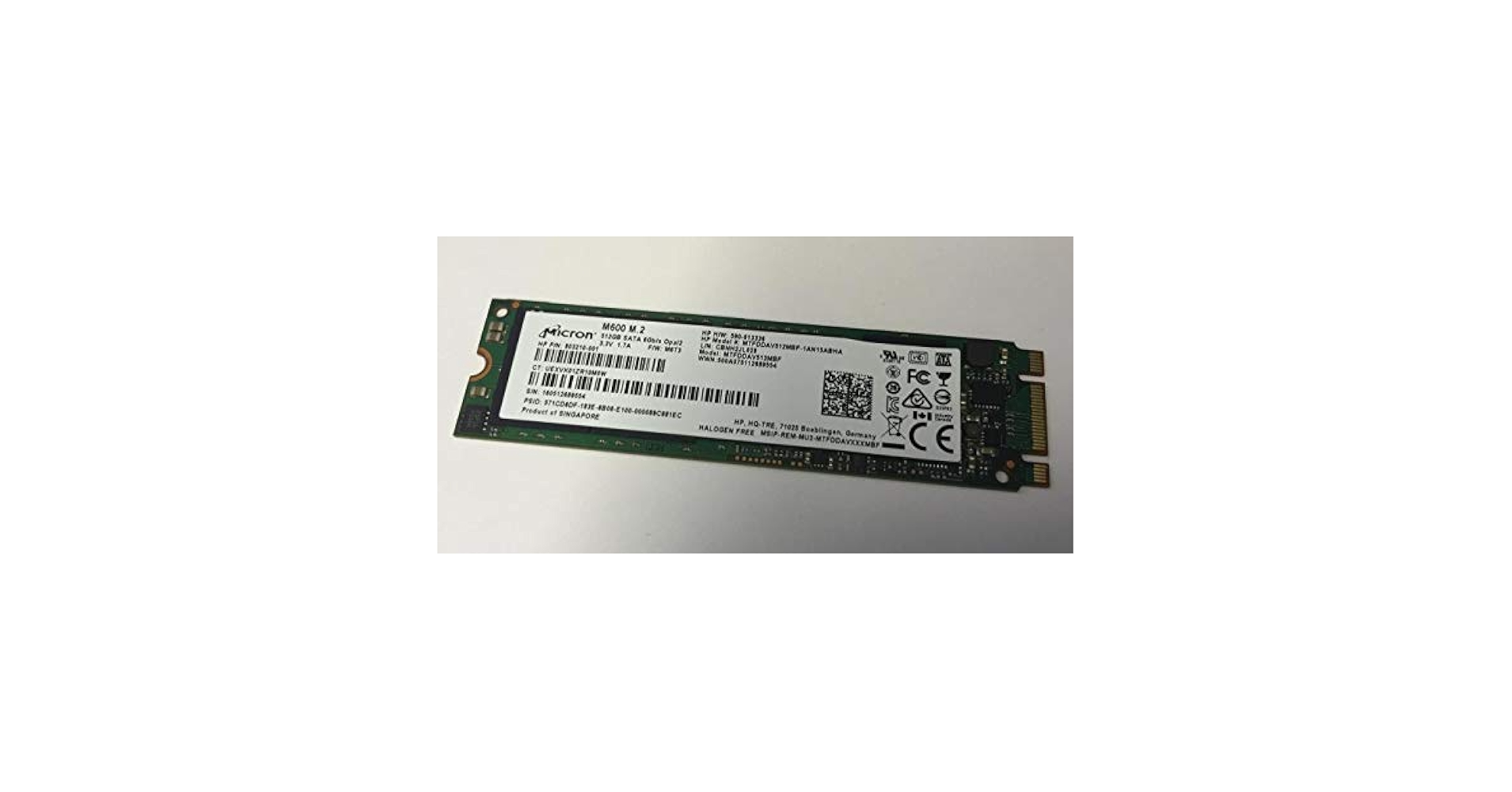 Amazon.com: Micron M600 512GB 2260 M.2 NAND Flash SATA 6.0Gb