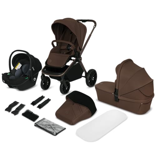 LIONELO MIKA PLUS 3 en 1 Silla de Paseo Bebe 0-48 meses a 22 kg Capazo hasta 9 kg Silla de Coche Portabebés hasta 13 kg, Respaldo Ajustable, Suspensión, Ruedas 360° Capota XXL Carrito de Bebe LIONELO MIKA PLUS 3 en 1 Silla de Paseo Bebe 0-48 meses a 22 kg Capazo hasta 9 kg Silla de Coche Portabebés hasta 13 kg, Respaldo Ajustable, Suspensión, Ruedas 360° Capota XXL Carrito de Bebe