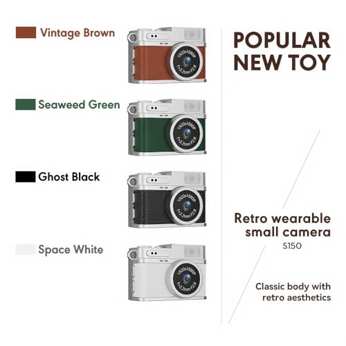 RWSEFK S150 Cámara Mini Digital 1080P Retro miniatura 3