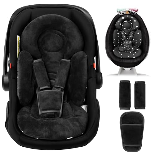 TinlyFinly Babyschaleneinsatz Kopf- und Körperstütze