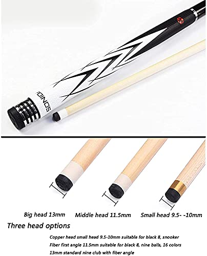 Taco de billar pool maple 57 pulgadas tip 11.5 mm miniatura 4