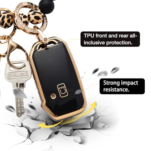 Image of For Kia Key Fob Cover Accessories,Matte TPU Material, With a Cute Leather Keychain,For Telluride,Carnival,K5 gt line，K5，Forte，K4，Sorento, Sportage And Other Models.