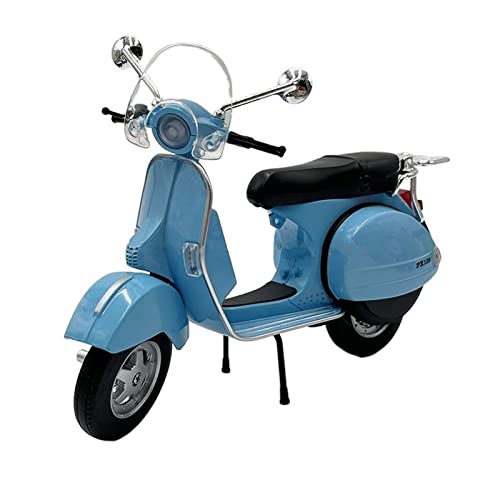 Vespa PX125 miniature 1:10 bleu pour sublimer la décoration de votre salon rétro
