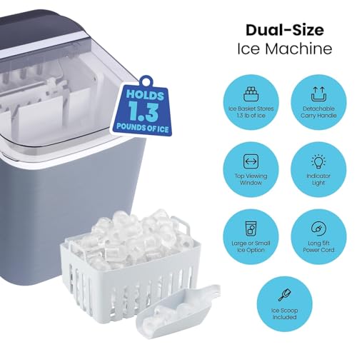 Fabricadora de hielo portátil de mostrador MATONELL miniatura 3