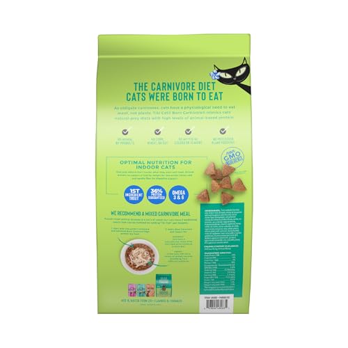 Image of Tiki Cat Born Carnivore Indoor Health, Trout & Menhaden Fish Meal, 6 lbs Bag