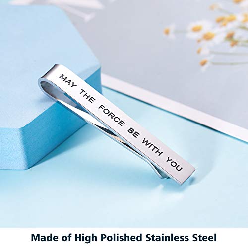 LParkin Premium Stainless Steel Tie Clip for Men & Women - Polished Finish, Secure Hold, Classic Accessory & Unique Gift4
