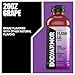 BODYARMOR Flash I.V. Electrolyte Beverage, Grape, Hydration Drink with Coconut Water For Rapid Rehydration, Post Workout Recovery, 20 Fl Oz (Pack of 12)
