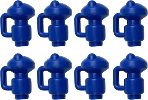 TFG - Ttfd 8 Pcs Trampoline Pole Cap, Blue Thickened Durable Universal Trampoline Enclosure Pole Cap, for Net Hook Trampoline Accessories