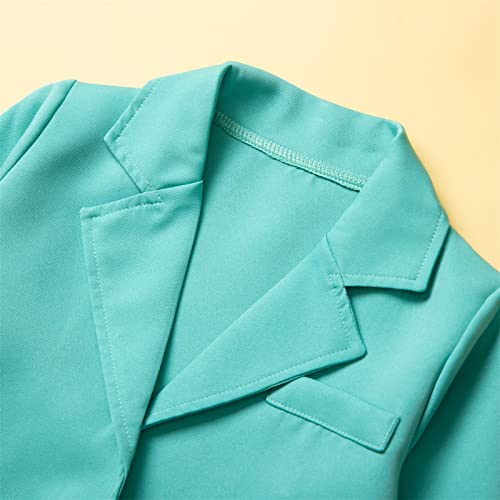 Conjunto de saias de manga comprida para bebês e meninas, outono e inverno, de algodão sólido, A, 5-